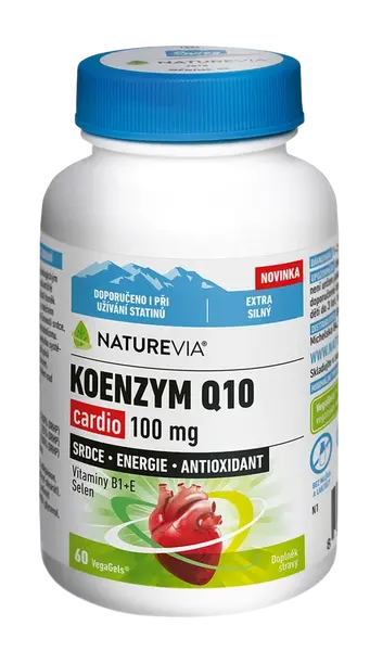 NATUREVIA Koenzym Q10 Cardio 100 mg 60 kapsúl