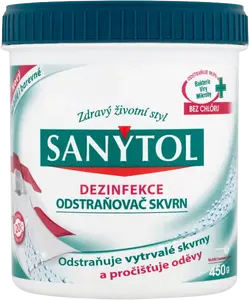 SANYTOL Dezinfekčný odstraňovač škvŕn 450 g