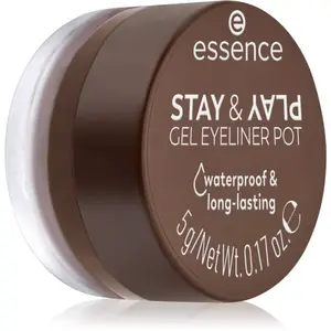 essence STAY & PLAY očné linky odtieň 02 Brown 5 g