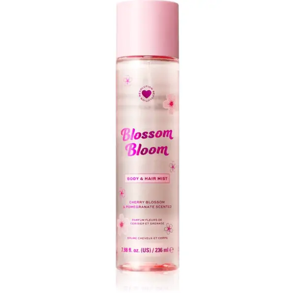 I Heart Revolution Blossom Bloom parfumovaný sprej na telo a vlasy pre ženy odtieň Cherry Blossom & Pomegranate 236 ml