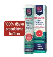 IQ MAG ORGANIC Mg+B6 šumivé tablety 13 šumivých tabliet