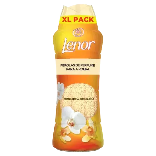 LENOR Gold Orchid & Vanilla, Vonné perličky 495 g