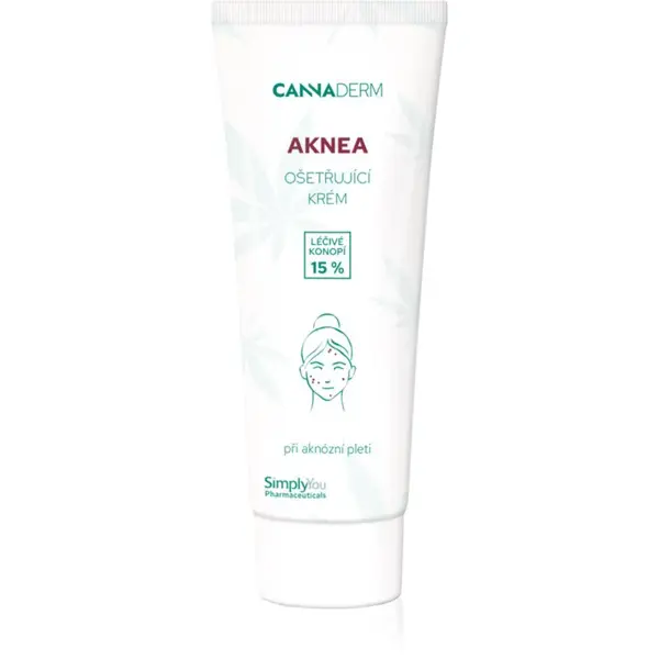 Cannaderm Aknea Krém na tvár pleťový krém pre problematickú pleť 75 g