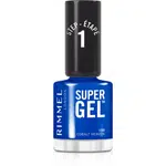 Rimmel Super Gel gélový lak na nechty bez použitia UV/LED lampy odtieň 100 Cobalt Heaven 12 ml