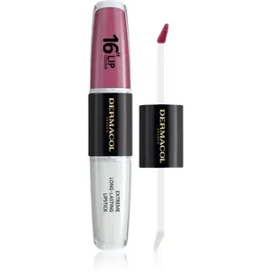 Dermacol 16H Lip Colour dlhotrvajúci rúž a lesk na pery odtieň 07 2x4 ml
