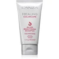 L'anza Healing ColorCare Silver Brightening Shampoo ochranný šampón pre farbené vlasy 50 ml