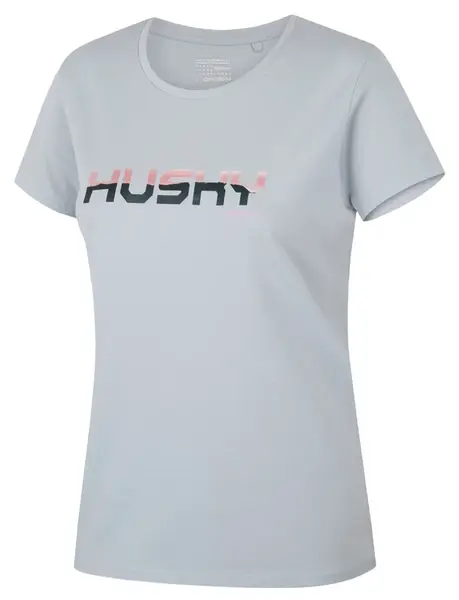 Husky  Tee Wild L light grey, M Dámske bavlnené tričko
