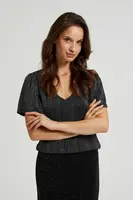 Marisse Women's T-Shirt Z-Ts-4528 Silver