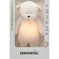 Moonie Bear 2.0 Organic Cream uspávačik s melódiou 1 ks