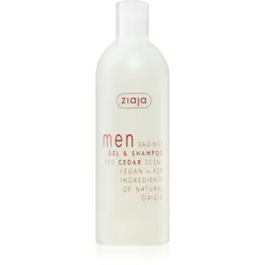 Ziaja Men šampón a sprchový gél 2 v 1 Red Cedar 400 ml