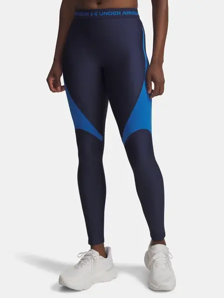 Women's leggings Under Armour UA HG Rib Legging-BLU - Women's