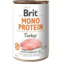 Brit konzerva Mono Protein Turkey 400 g | Konzerva pre psov