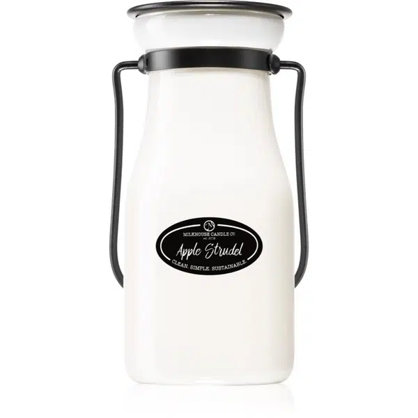 Milkhouse Candle Co. Creamery Apple Strudel vonná sviečka Milkbottle 227 g