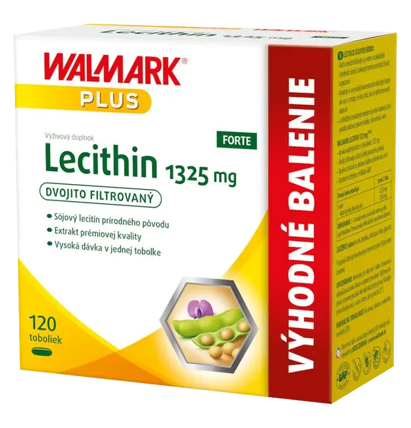 WALMARK Lecithin FORTE 1325 mg 120 kapsúl
