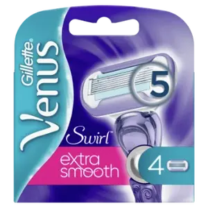 GILLETTE VENUS Swirl Extra smooth Náhradné hlavice 4 ks