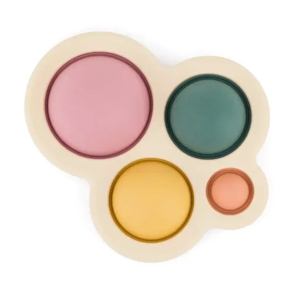 Petite&Mars Chill out aktivity hračka 6 m+ Dusty Rose 1 ks