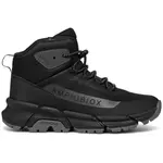 Geox J FLEXYPER PLUS B ABX A Chlapecké kotníkové boty, černá, velikost