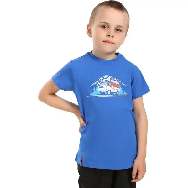 KILPI SALO Klučičí bavlněné tričko, modrá, velikost