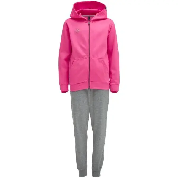 Lewro METY Dívčí tepláková souprava, růžová, velikost 140-146