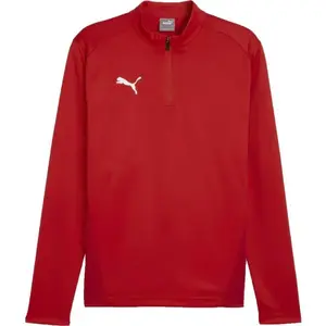 Puma TEAMGOAL TRAINING 1/4 ZIP TOP Pánské triko, červená, velikost