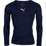 Puma LIGA BASELAYER LONG SLEEVE TEE Pánské funkční triko, tmavě modrá, velikost XXL