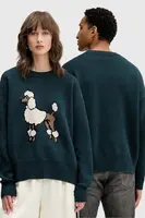 Bavlněný svetr Kaotiko zelená barva, AR018-01-E002