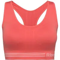 Fitforce POSTALA Dámská bezešvá podprsenka, lososová, velikost