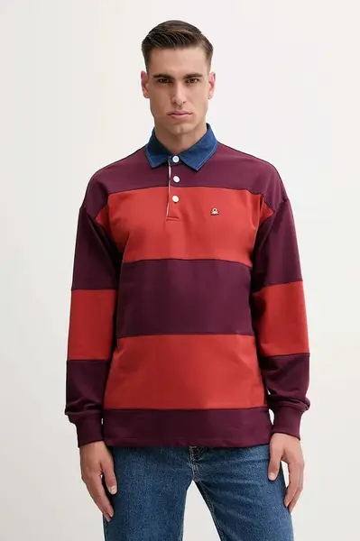 Bavlněné tričko s dlouhým rukávem United Colors of Benetton