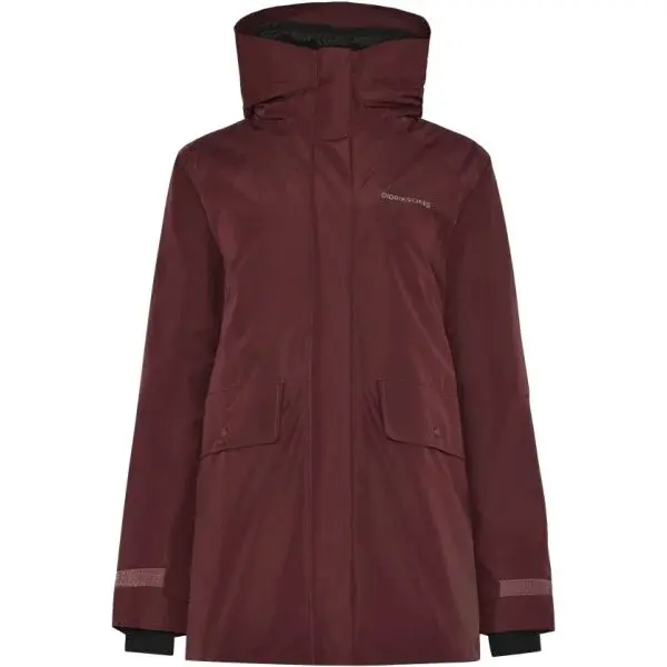 DIDRIKSONS TUVA WNS PARKA Dámská parka, vínová, velikost