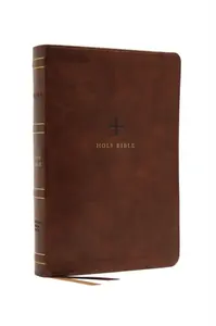 NRSV, Catholic Bible, Thinline Edition, Leathersoft, Brown, Comfort Print - Catholic Bible Press