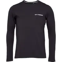 TRIMM BRAVE Pánské tričko s dlouhým rukávem, černá, velikost