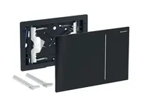 Geberit Sigma70 - Ovládání splachování, černé sklo 242.813.SJ.1