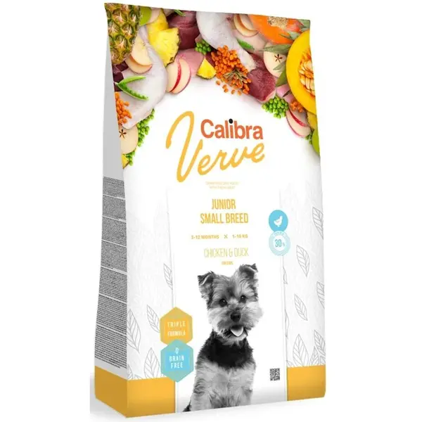 Calibra Dog Verve GF Junior Small Chicken & Duck 1,2 kg | Granule pro psy