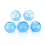 Transparent Handmade Blown Glass Globe Beads