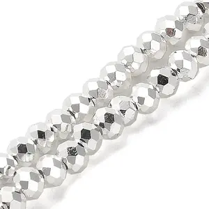 Electroplate Glass Beads Strands