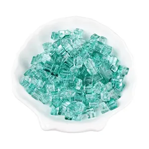 Baking Paint Transparent Glass Beads