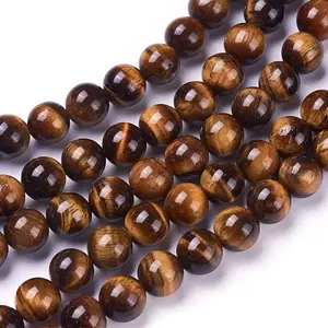 Round Tiger Eye Beads Strands