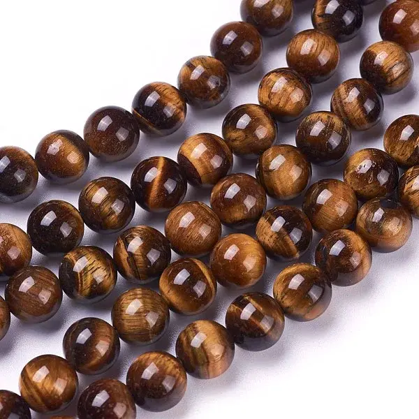 Round Tiger Eye Beads Strands
