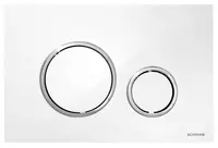 Sapho - Ovládání splachování, bílá/chrom P47-0201-0250