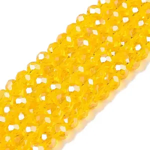 Electroplate Glass Beads Strands