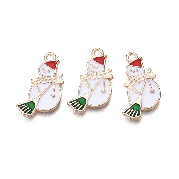 Christmas Alloy Enamel Pendants
