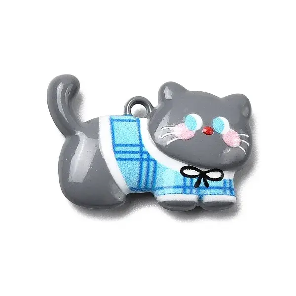 Baking Paint Zinc Alloy Pendants