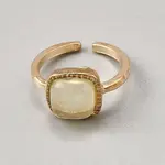 Alloy & Resin Adjustable Cuff Rings for Women