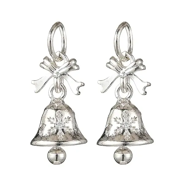 Brass Micro Pave Cubic Zirconia Pendants