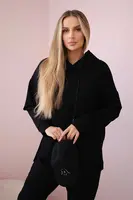 Set Punto Milano zimní mikina s kapucí + kalhoty černé