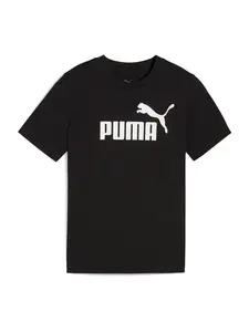 PUMA Tričko 'ESS No. 1'  čierna / biela