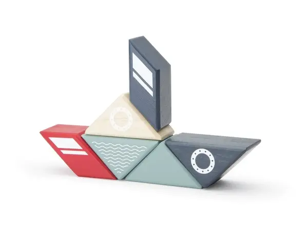 Magnetická stavebnica TEGU na cesty - Remorkér