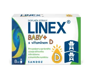 Linex Baby + s vitamínem D 8 ml