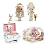 Balíček Tinyly - Hracia skrinka Tinyly - Elfe + Rosalie kvetinárka + Marguerite & Léopold
