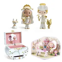 Balíček Tinyly - Hracia skrinka Tinyly - Elfe + Rosalie kvetinárka + Marguerite & Léopold